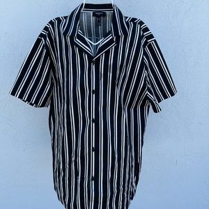 Forever 21 Striped Button Down